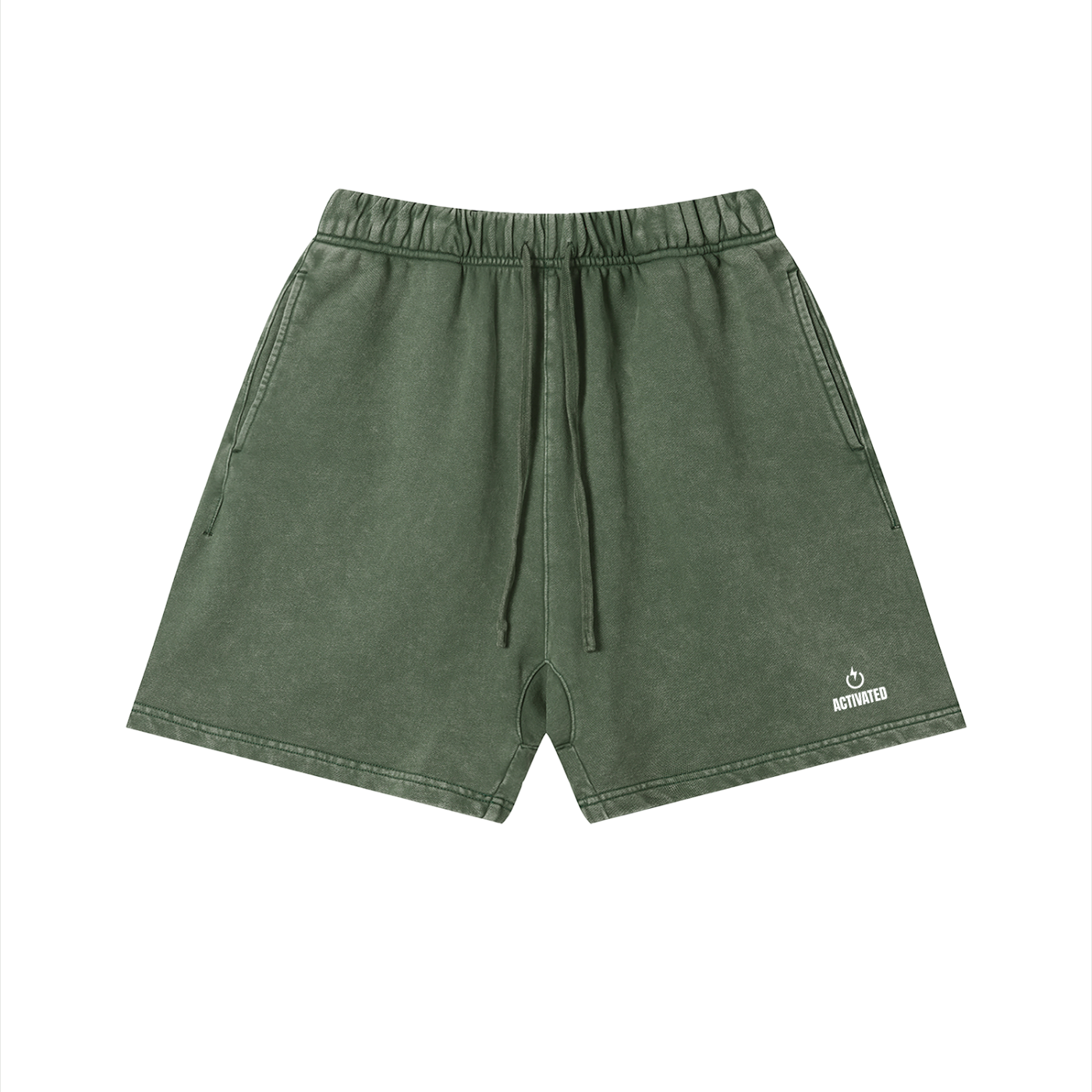 Vintage Wash Cotton Shorts