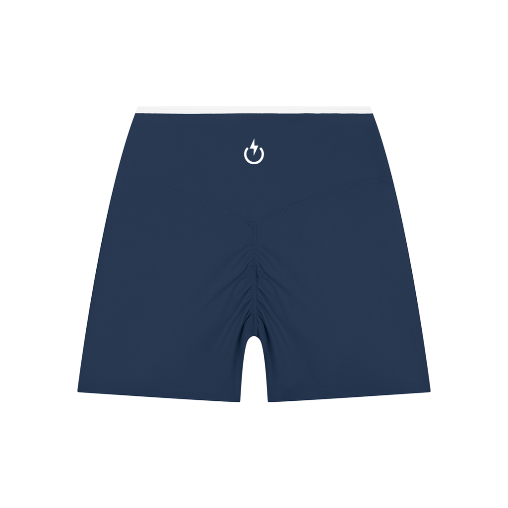 Women’s High Rise Color Block Yoga Shorts