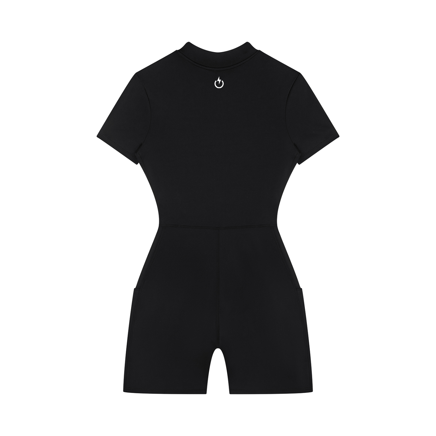 Women's Quarter-Zip Short Sleeve Romper