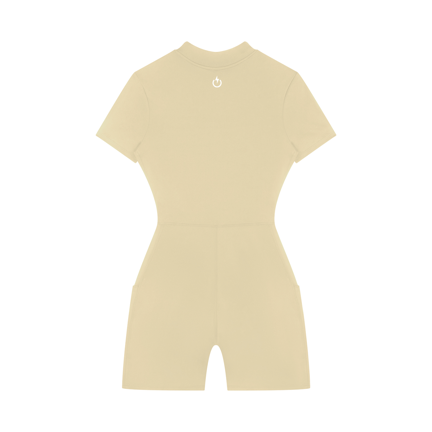 Women's Quarter-Zip Short Sleeve Romper
