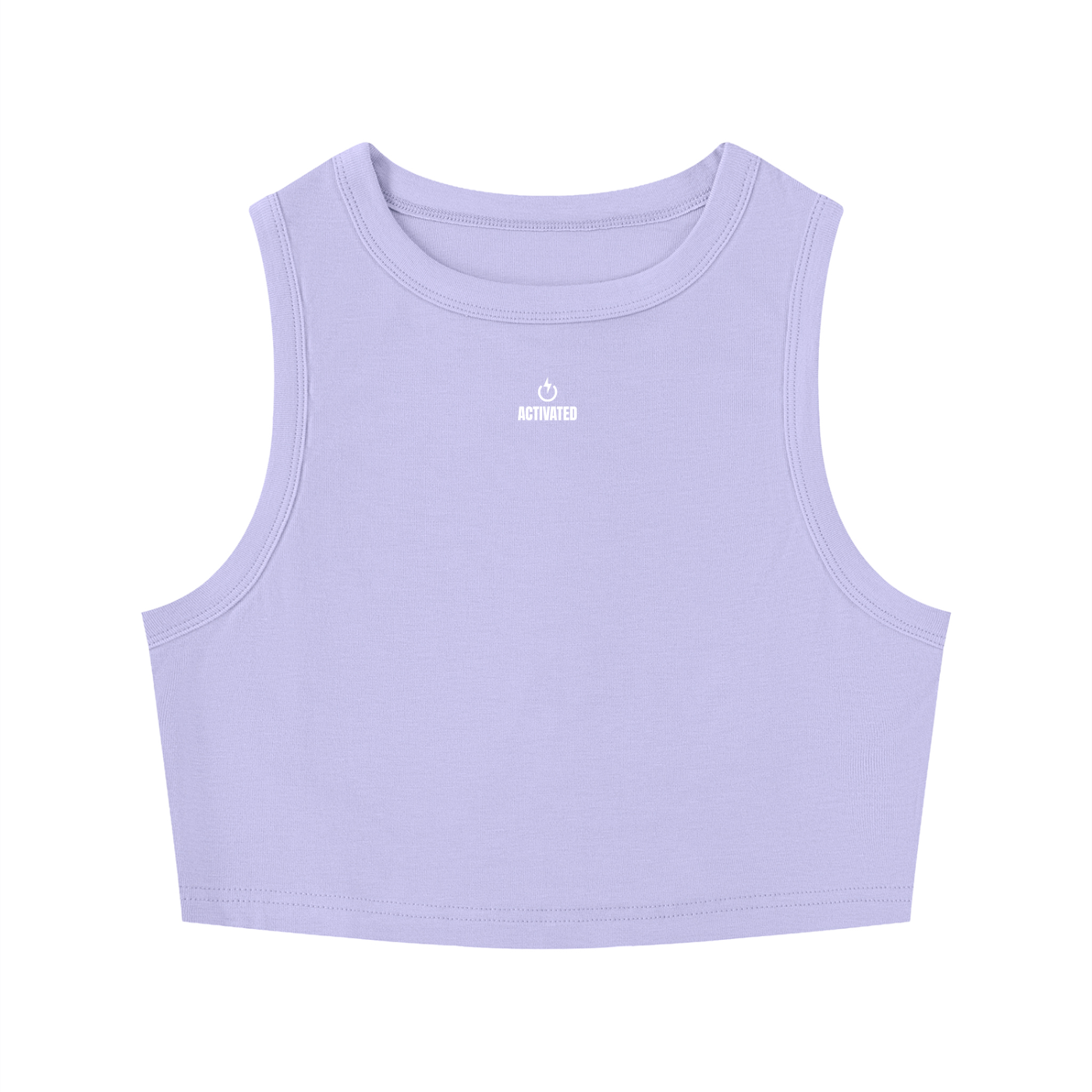 Women's Tight Crewneck Crop Tank Top