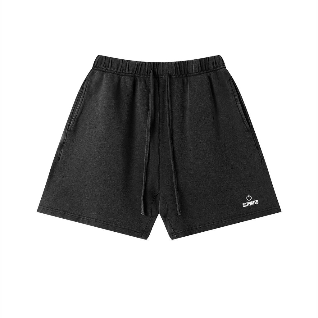 Vintage Wash Cotton Shorts
