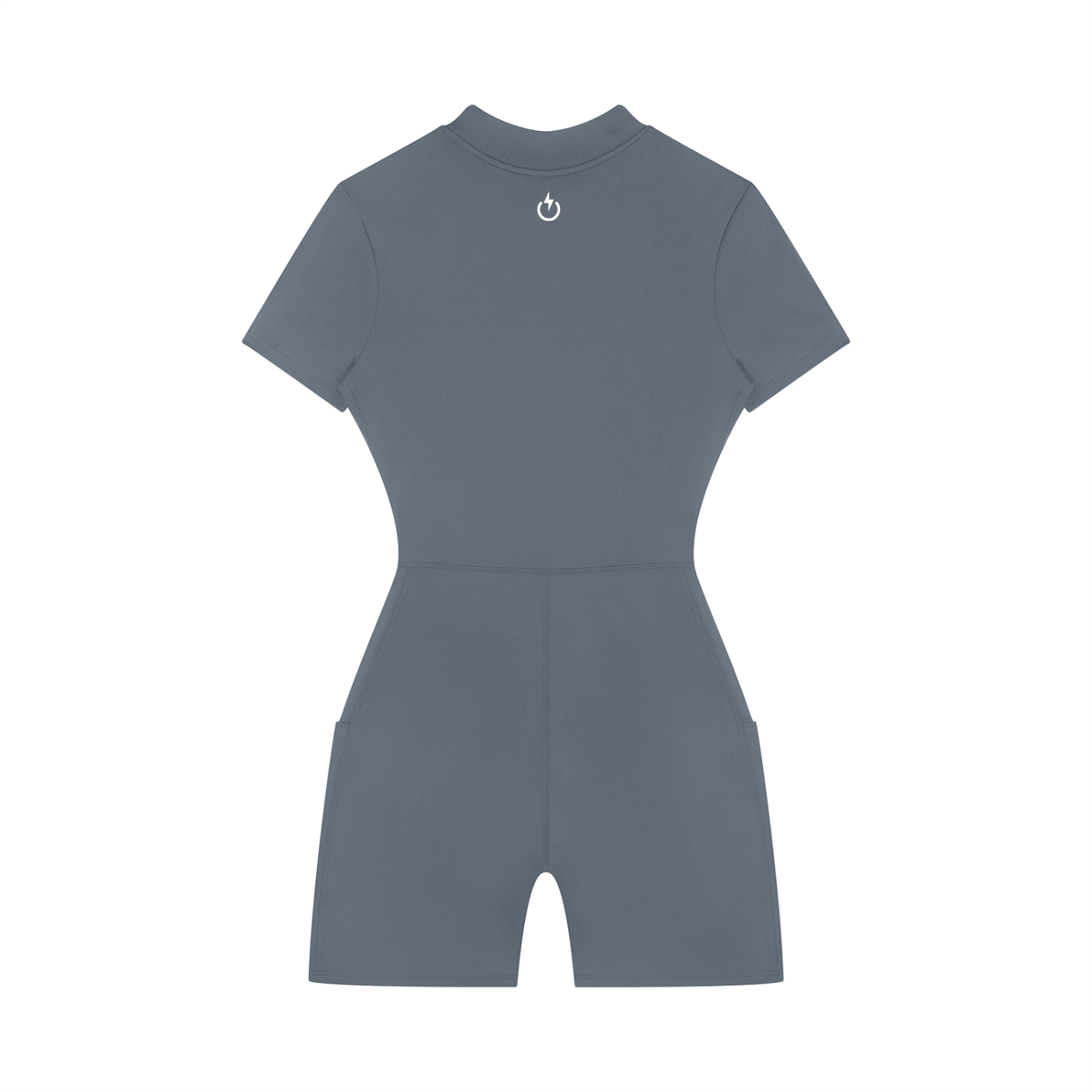 Women's Quarter-Zip Short Sleeve Romper
