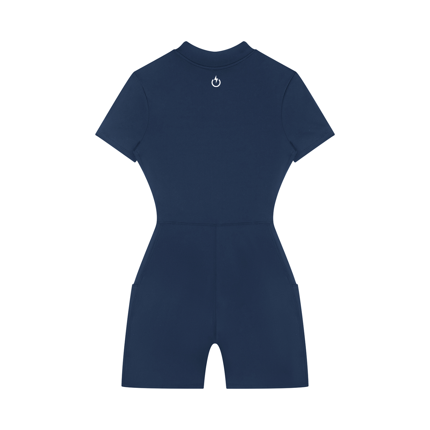 Women's Quarter-Zip Short Sleeve Romper