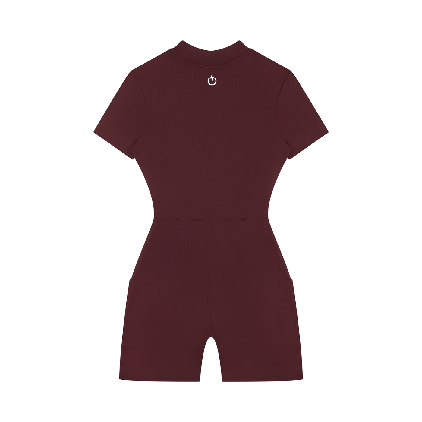 Women's Quarter-Zip Short Sleeve Romper