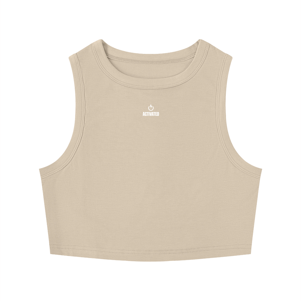 Women's Tight Crewneck Crop Tank Top